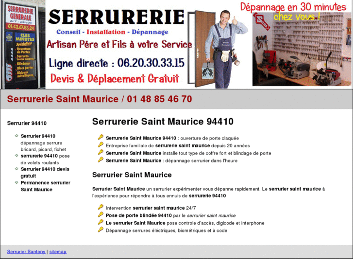 www.serrureriesaintmaurice.fr