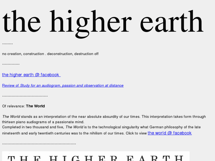 www.thehigherearth.com