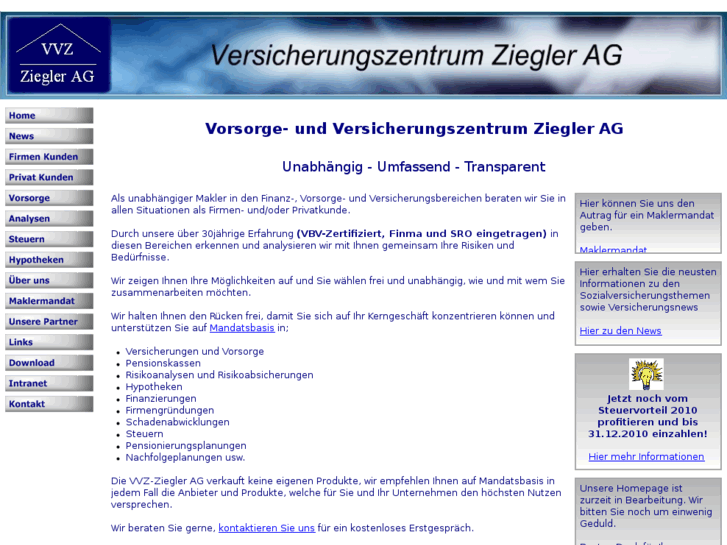 www.vvz-zieglerag.com