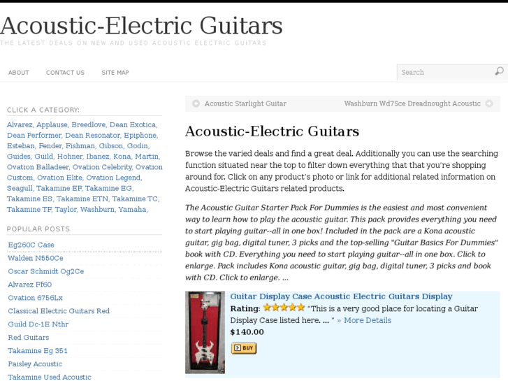 www.acousticelectricguitarsforsale.net