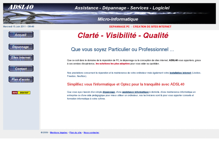 www.adsl40.fr