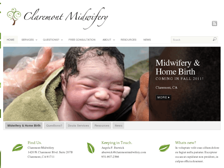 www.claremontmidwifery.com