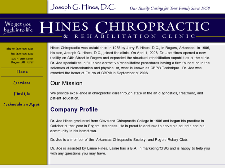www.drjoehines.info