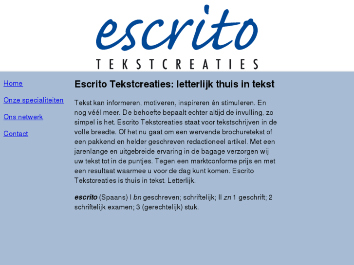 www.escrito.nl