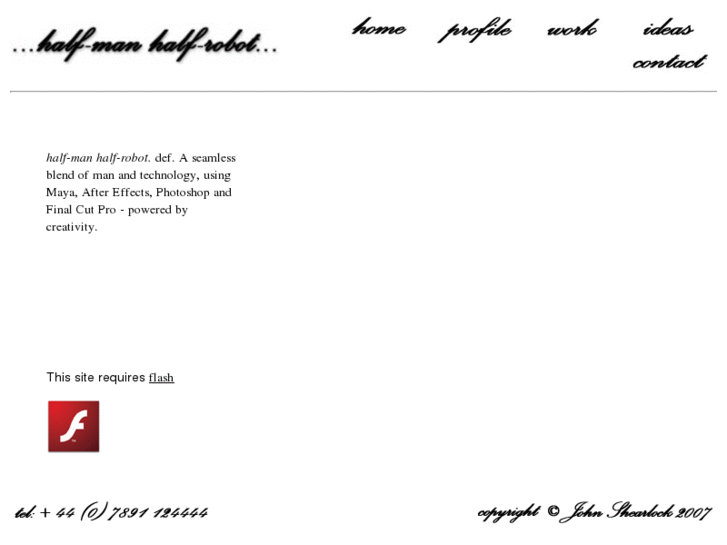 www.halfmanhalfrobot.com