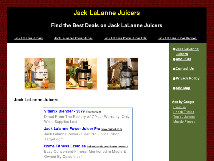 www.jacklalannejuicers.net