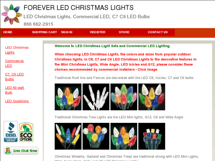 www.ledchristmaslightsets.com