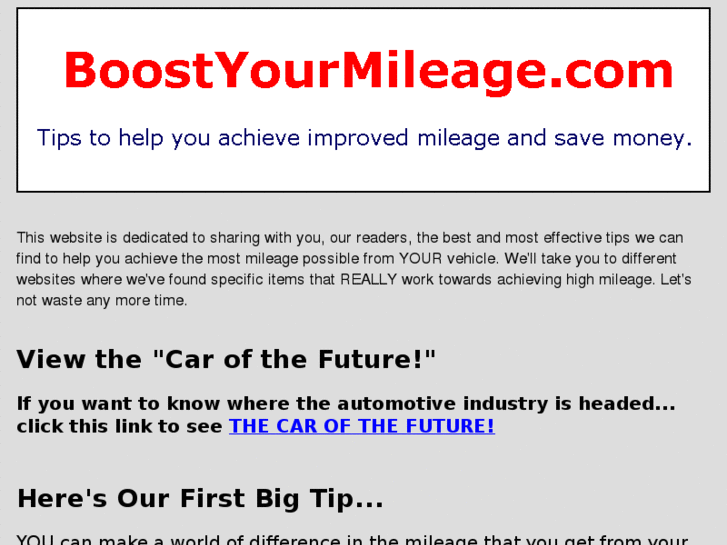 www.boostyourmileage.com