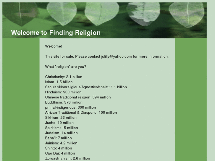 www.findingreligion.org