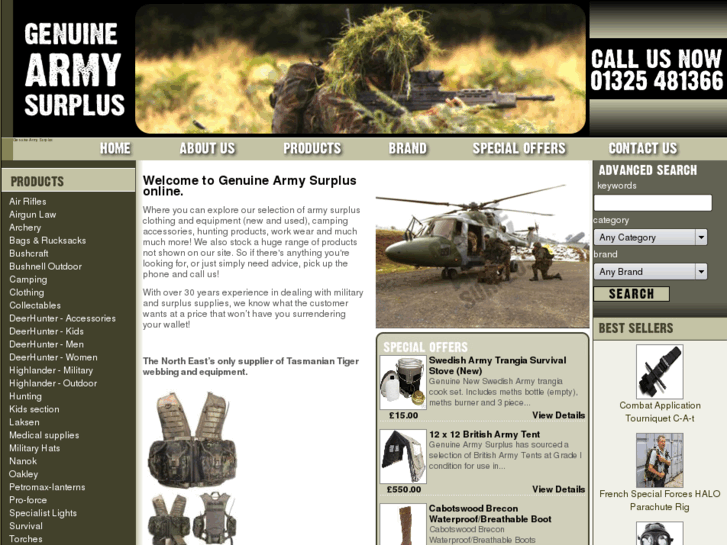 www.genuinearmysurplus.co.uk