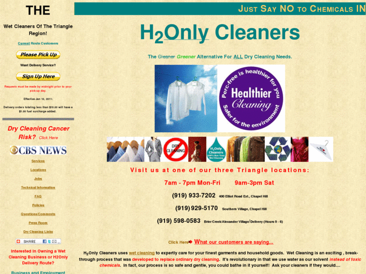 www.h2onlycleaners.com