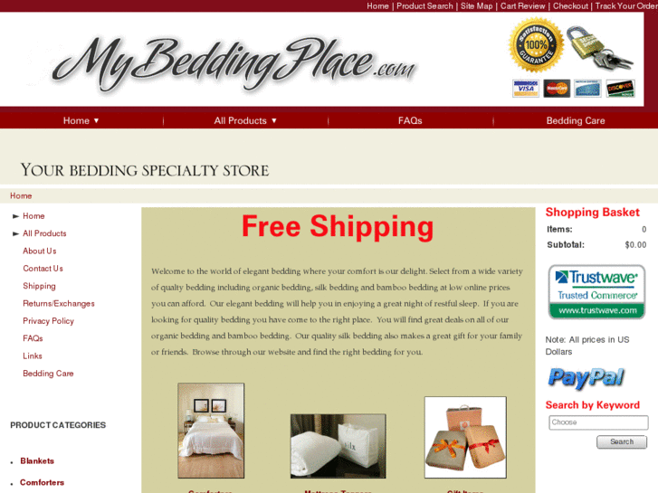 www.mybeddingplace.com