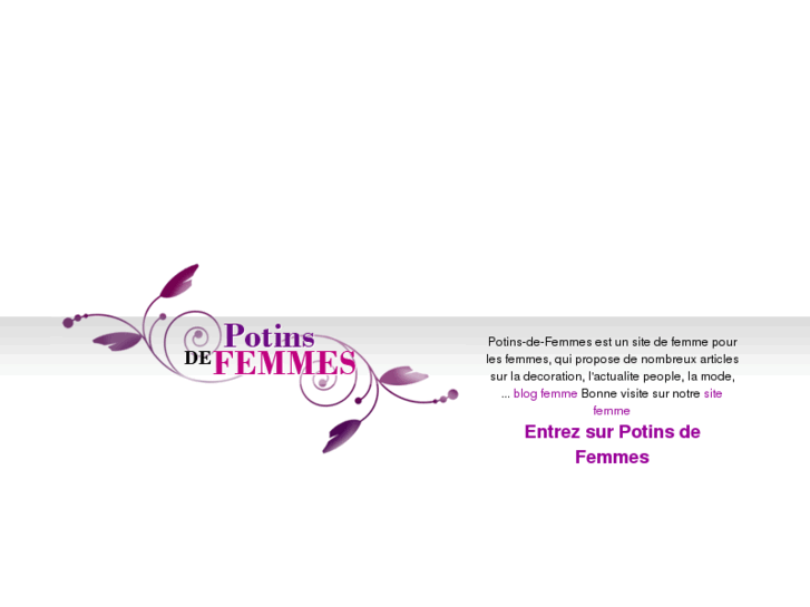 www.potins-de-femmes.com