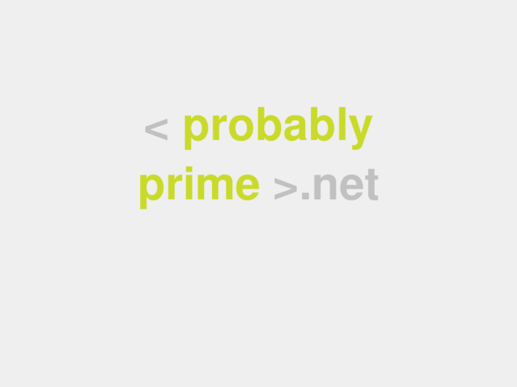 www.probablyprime.net