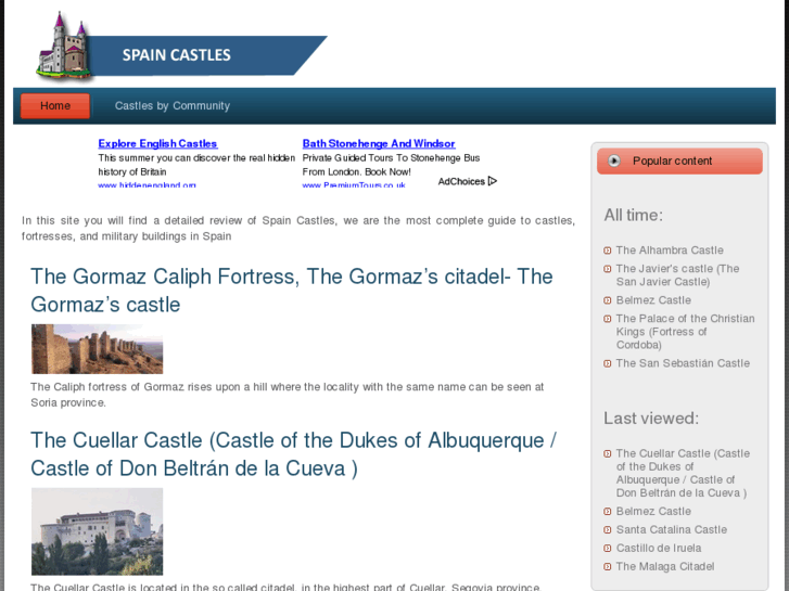 www.spaincastles.es