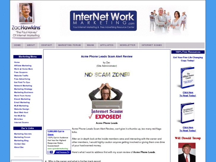 www.acmephoneleadscam.com