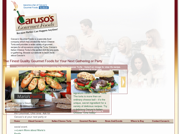 www.carusosgourmetfoods.com