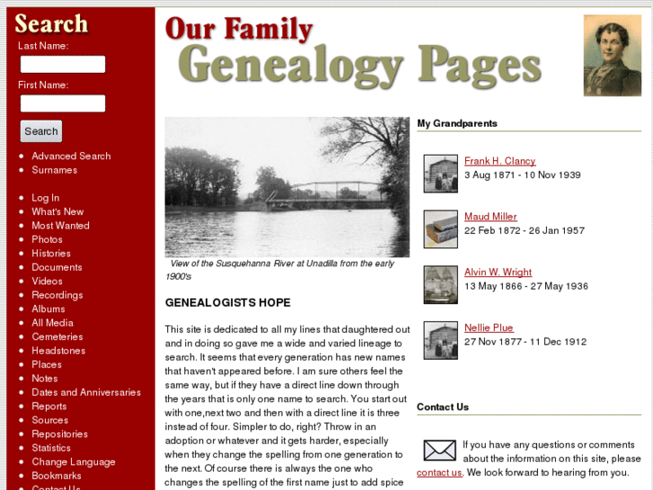 www.clancywrightgenealogy.org