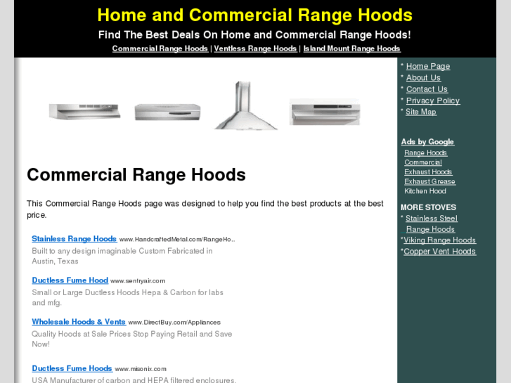 www.commercialrangehoods.net