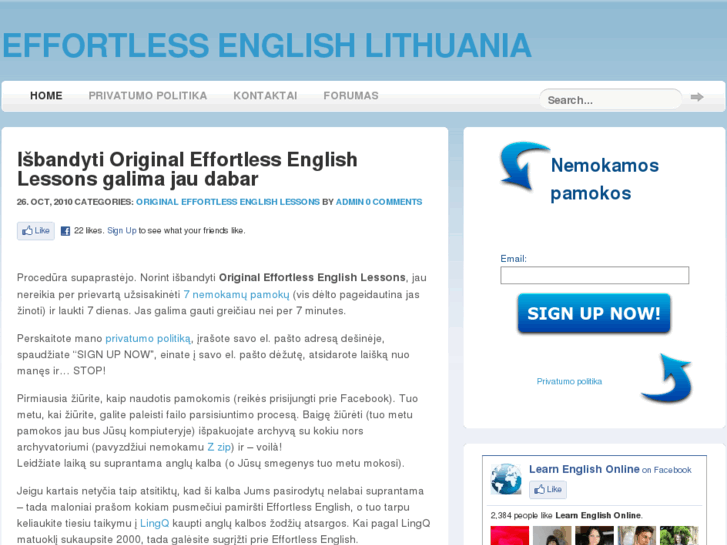 www.effortlessenglish.lt