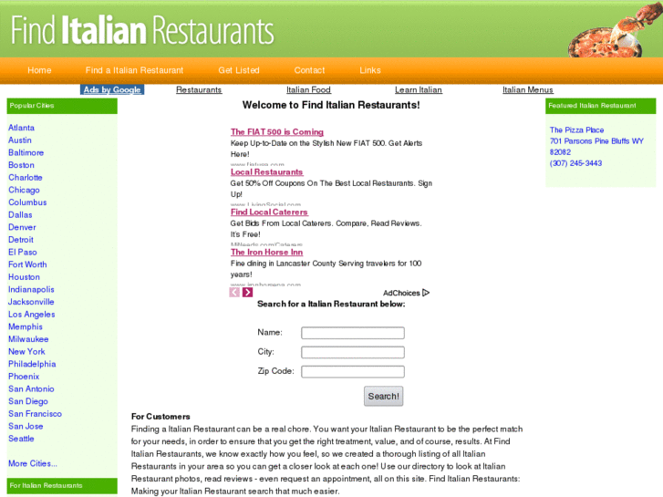 www.finditalianrestaurants.com