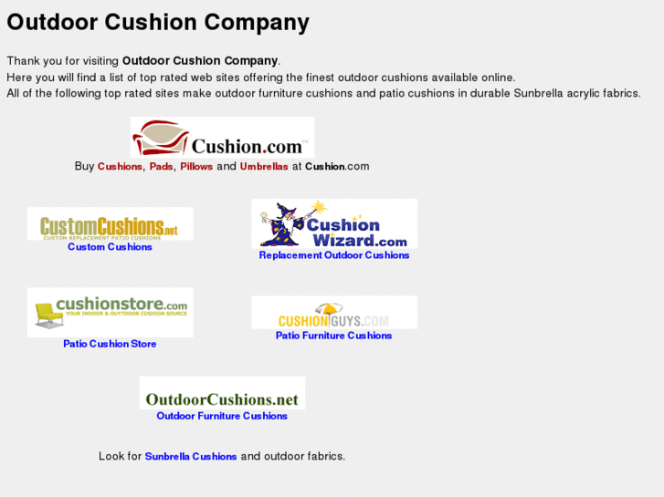 www.outdoorcushioncompany.com
