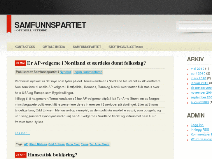 www.samfunnspartiet.info