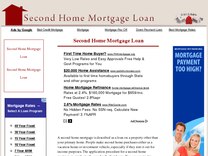 www.secondhomemortgageloan.net