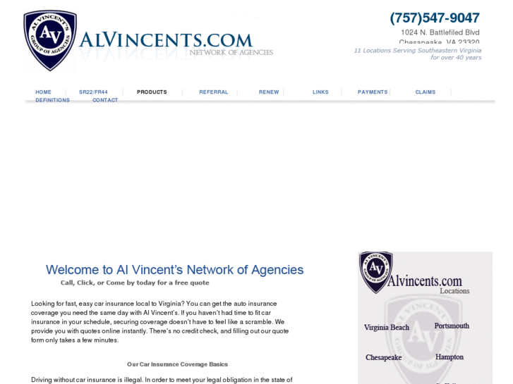 www.alvincentinsurance.com