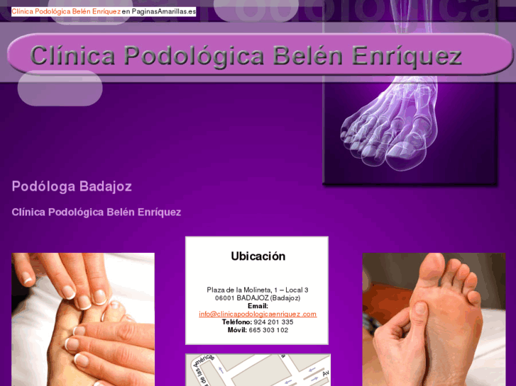 www.clinicapodologicabelenenriquez.com