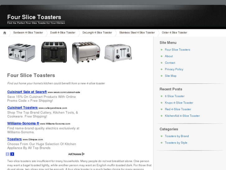 www.fourslicetoasters.com