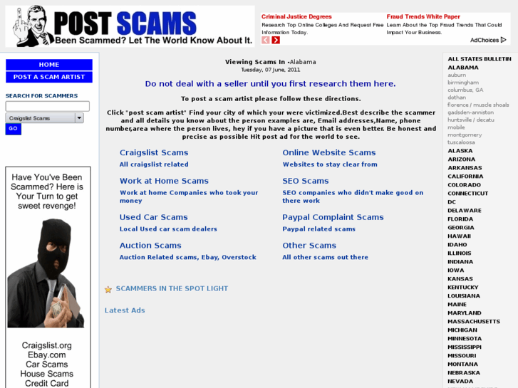 www.postscams.com