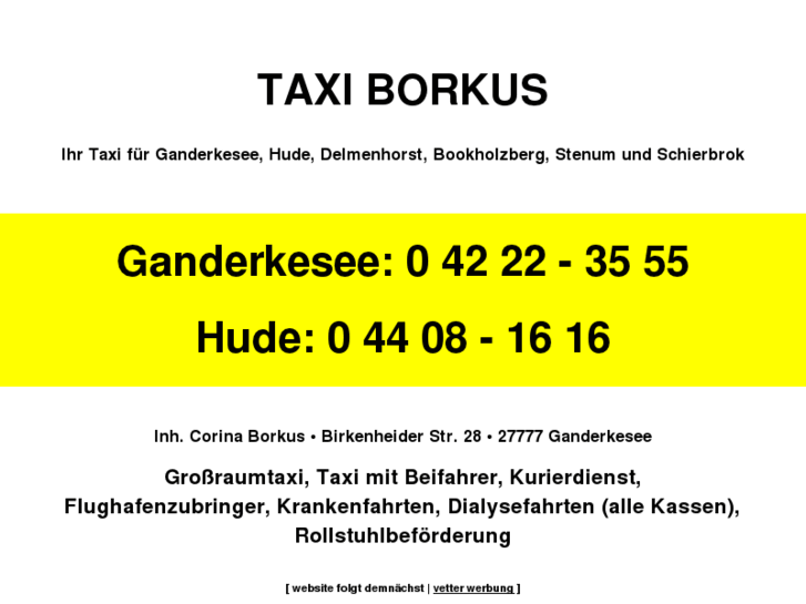 www.taxi-ganderkesee.com