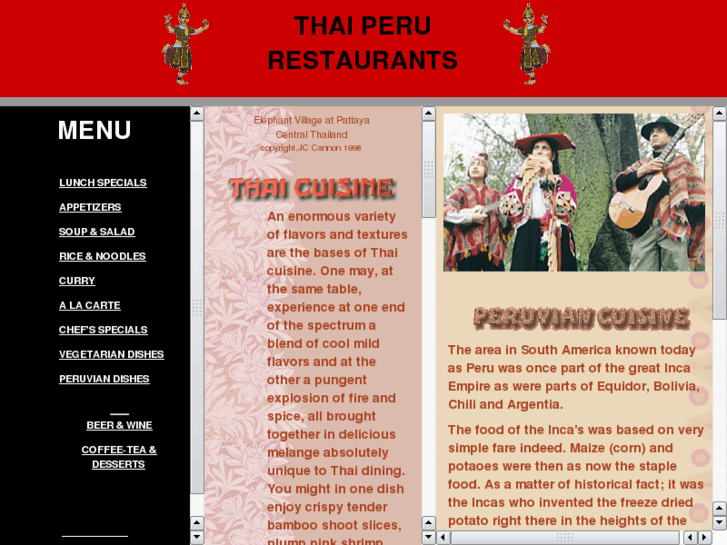 www.thaiperurestaurant.com