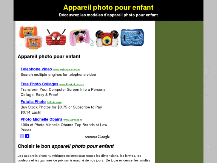 www.appareilphotopourenfant.com