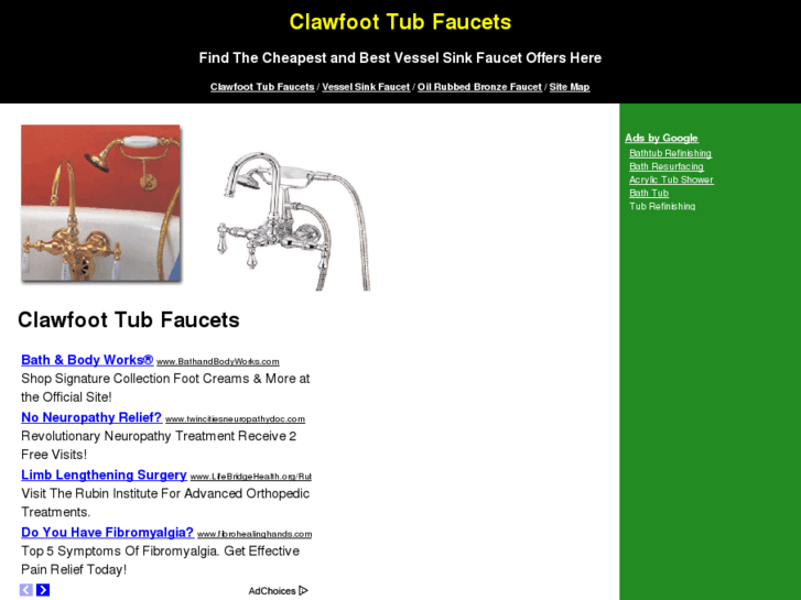 www.clawfoottubfaucet.net