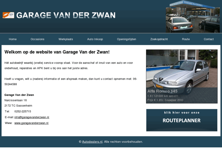 www.garagevanderzwan.nl