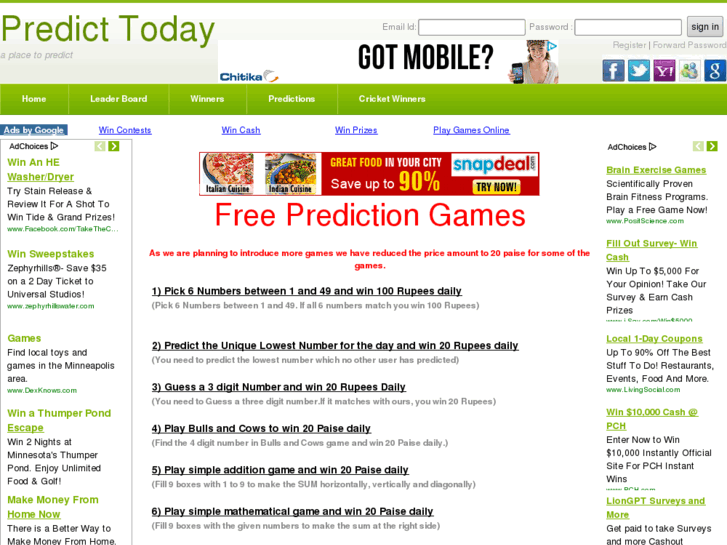 www.predicttoday.com