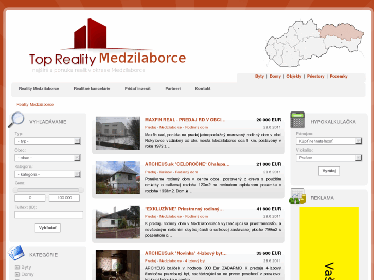 www.reality-medzilaborce.eu