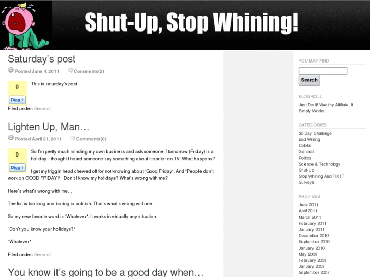 www.shutupstopwhining.com