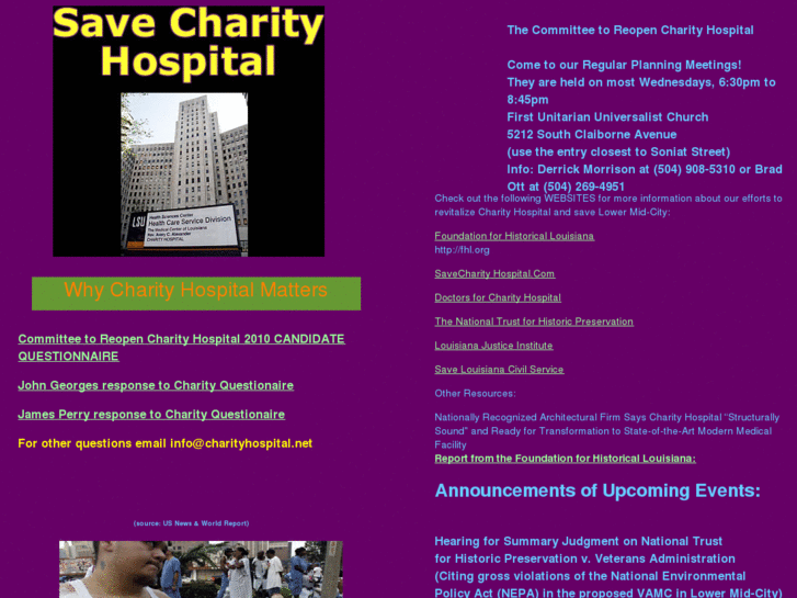 www.charityhospital.net