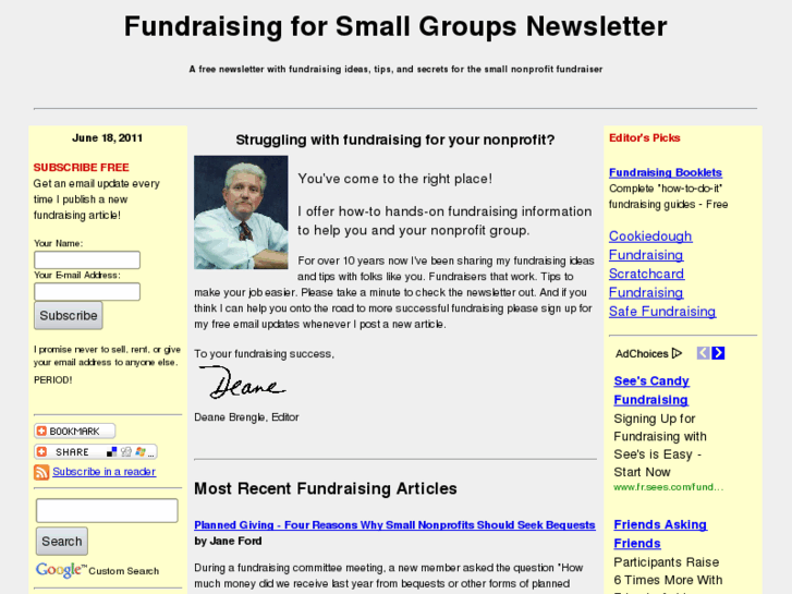 www.fundraising-newsletters.com