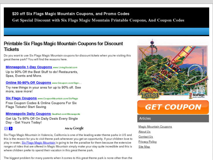 www.magicmountaincoupons.net