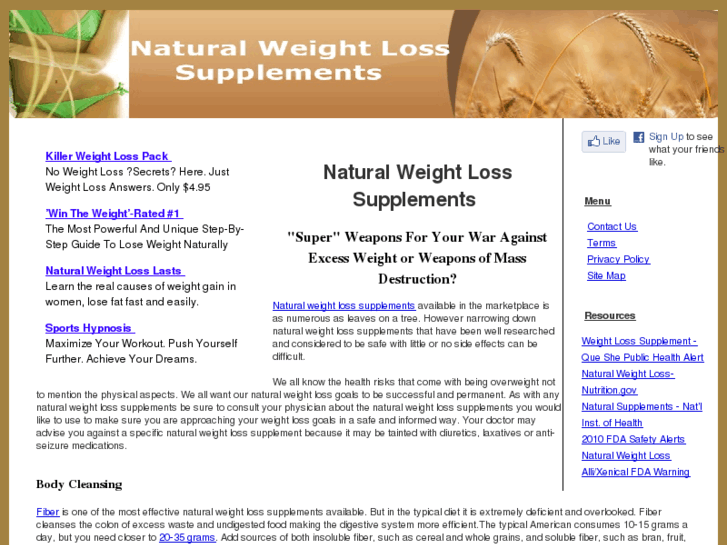 www.naturalweightloss-supplements.com