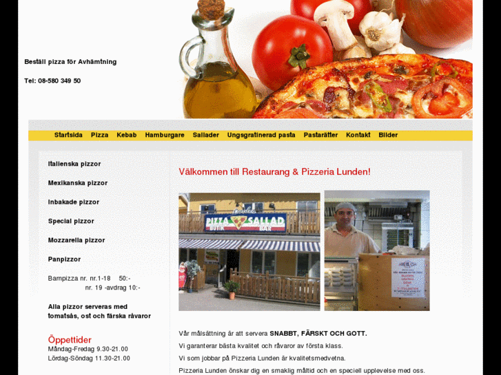 www.pizzerialunden.com