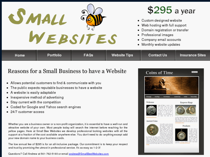 www.smallbeewebsite.com