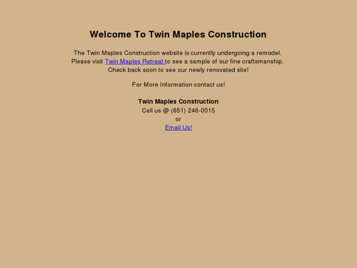 www.twinmaplesconstruction.com