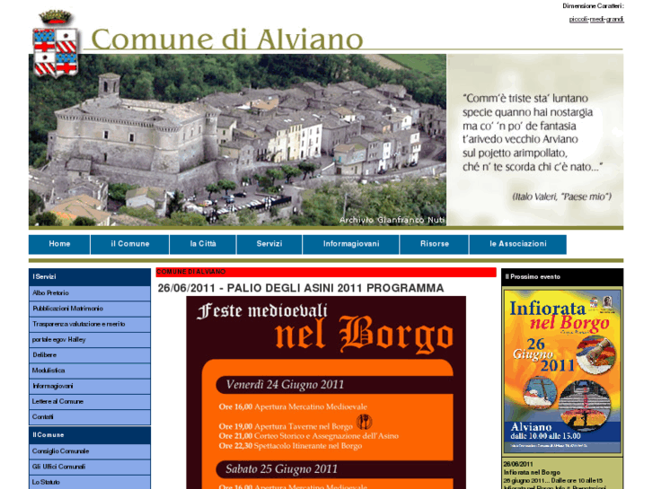 www.comunedialviano.it