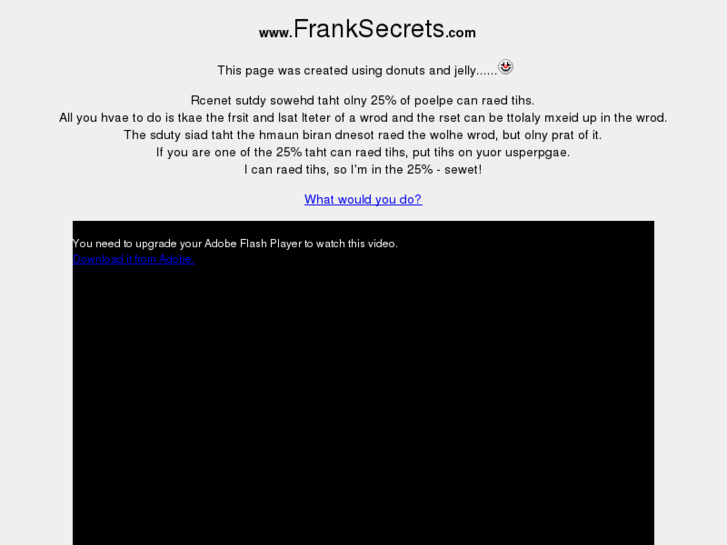 www.franksecrets.com