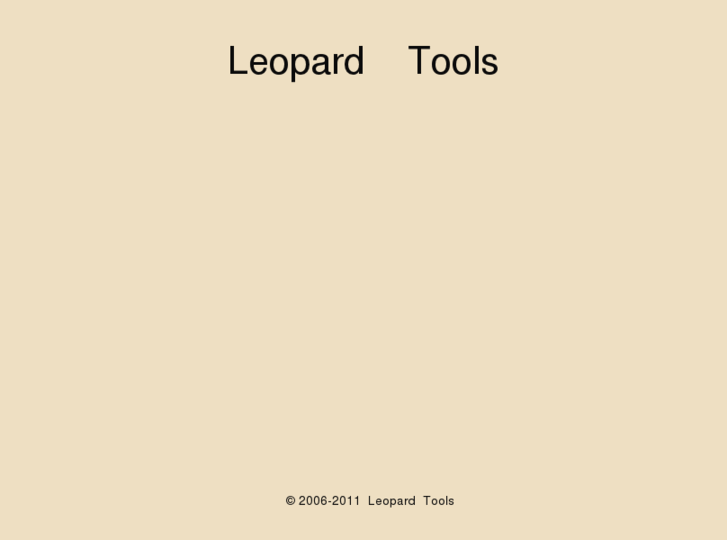 www.leopardtools.net